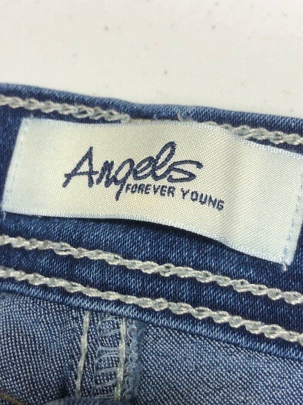 ANGELS FOREVER CONVERTIBLE HIGH-RISE SKINNY ANKLE JEANS SZ16 L27 ⭐️ - Picture 2 of 14